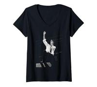 Womens Nick Cave And The Bad Seeds At Reading Festival 1990 V-Neck T-Shirt