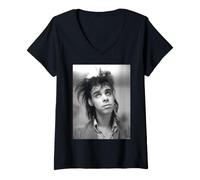 Women's Nick Cave Bad Seeds Birthday Party Singer David Corio V-Neck T-Shirt