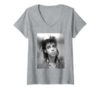 Women's Nick Cave Birthday Party Bad Seeds Singer David Corio V-Neck T-Shirt