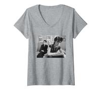 Women's Nick Cave & The Bad Seeds Mick Harvey By David Corio V-Neck T-Shirt