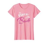 Womens Niece of the Bride Family Bachelorette Party Bride's Niece T-Shirt