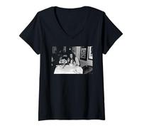 Womens Nigel Planer The Young Ones Neil Actor at Restaurant 1984 V-Neck T-Shirt