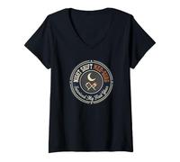 Women's Night Shift Med Surg Nurse Survived My First Year V-Neck T-Shirt