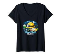 Women's Night Shift Silence V-Neck T-Shirt
