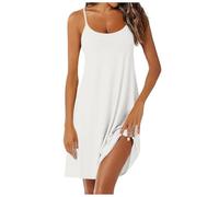 Women's Nightgown - Night Woman Nightgown Sleepwear Summer Modal Nightdress Sexy Women's Sleep Loung Nightwear Sleepshirts Lingerie NightdressWhiteM