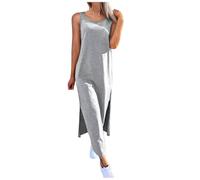 Womens Nightwear Loungewear Satin Silk Nightdresses Women Spaghetti Strap Nightgowns Loose Fit Negligee Evening Nightwears Heart Print Nightshirts For Nighttime Relaxation Warmth Grey