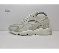 Women's Nike Air Huarache Light Bone Sail Ivory Rattan Leather Satin Trainers