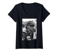 Womens Niki Lauda British GP Brands Hatch 1984 V-Neck T-Shirt