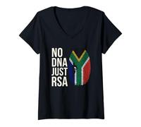 Women's No DNA Just RSA South Africa V-Neck T-Shirt