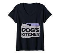 Women's NO Dogs Allowed V-Neck T-Shirt