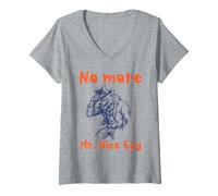 Women's No More Mr Nice Guy Wolf Sigma Aura Energy Alpha V-Neck T-Shirt