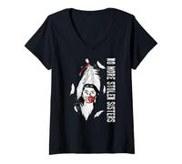 Womens No More Stolen Sister Indigenous Roots Native American Pride V-Neck T-Shirt
