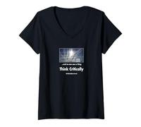Womens No One Sees A Thing Chemtrail Geoengineering Awareness tshir V-Neck T-Shirt