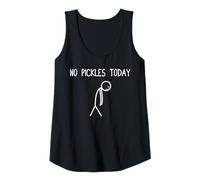 Womens No Pickles Today Pickle Cucumber Lovers Funny Cucumber Tank Top