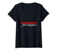 Women's No Smoke Machines Just Scripture Reformed Theology V-Neck T-Shirt