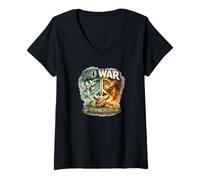 Women's No War, Anti-War, Peace V-Neck T-Shirt