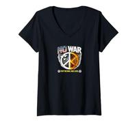 Women's No War, Anti-War, Peace V-Neck T-Shirt
