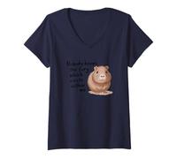 Womens Nobody Knows The Fury Exists Within Me V-Neck T-Shirt