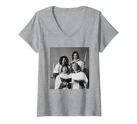 Womens Noddy Holder Slade Christmas Carol Merry Xmas Everybody V-Neck T-Shirt