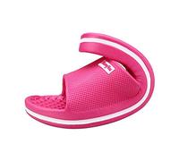 Women's Non-Slip Bathing Sandals, Sandals & Slides for Women 9 Breathable Summer Sandals Ultralight Comfortable Sandals Soft Sole Flat Sandals Simple Unisex Sandals Loose Slippers, hot pink, 7 UK