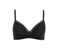 Lisca INES 20282-02 Women's Black Cotton Non-Padded Non-Wired Soft Bra 40B
