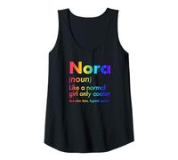 Womens Nora Like A Normal Girl Only Cooler Queen First Name Tank Top