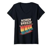 Womens Noren Breeze Pop Culture Japanese Aesthetic V-Neck T-Shirt