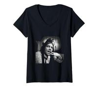 Womens Norman Wisdom Comedian Where's Charley 1958 V-Neck T-Shirt