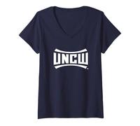 Womens North Carolina Wilmington Seahawks | NCAA UNC | PPNCW033 V-Neck T-Shirt
