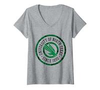 Womens North Texas Mean Green | NCAA University of Merch | 1709EL07 V-Neck T-Shirt