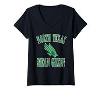 Womens North Texas Mean Green | Official NCAA Merch | NTM1005 V-Neck T-Shirt