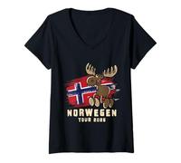 Women's Norway Tour 2026 - Elk V-Neck T-Shirt
