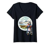 Womens Norway Viking Nature Odin Child Walhalla Woman Man V-Neck T-Shirt