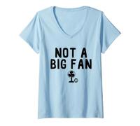 Women's Not A Big Fan V-Neck T-Shirt
