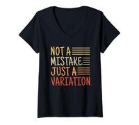 Women's Not A Mistake - Just A Variation - West Coast Swing V-Neck T-Shirt