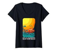 Womens Not All Classrooms Have Four Walls Underwater World Ocean V-Neck T-Shirt