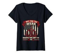 Women's Not for The Weak Because This Ain't No 9 to 5 - Oilfield V-Neck T-Shirt