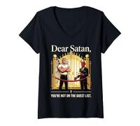 Women's Not On The Guest Jesus Faith Unapologetic Christian V-Neck T-Shirt