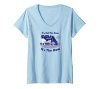 Women's Not The Cow It's The How Regenerative Agriculture V-Neck T-Shirt