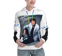 Women's Novelty Black Shakin Hoodie Women Long Sleeve Sweatshirt Stevens Singer Tops Hooded Neck Pullover for Female Big Girls Fans Merch Gifts