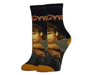 Women's Novelty Crew Socks, Oooh Yeah Funny Socks, Crazy Silly Socks - Only MacGyver