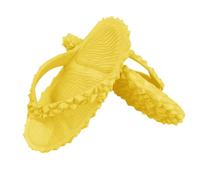 Womens Novelty Textured Slide Sandals Funny 3D Spiky Summer Slippers Casual Open Toe Thick Sole Beach Shoes for Indoor Outdoor Yellow