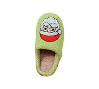 Womens Novelty Xmas Slippers| Christmas Slippers For Men| Cute The Santa Claus Sliders| Lovely Elk Sliders| Plush Fuzzy Cushion Slipper| Slip-On House Slipper For Indoor And Outdoor