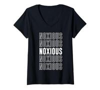 Womens Noxious V-Neck T-Shirt