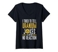 Womens Nuclear Engineering Design For A Nuclear Engineer V-Neck T-Shirt