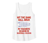 Womens Number One Fan My Favorite Baseball Season Tank Top