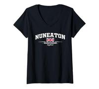 Women's Nuneaton England V-Neck T-Shirt