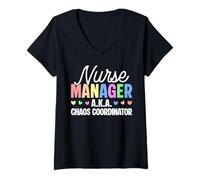Women's Nurse Case Manager V-Neck T-Shirt