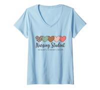 Womens Nursing Student No Sleep No Money No Life, Future Nurse V-Neck T-Shirt