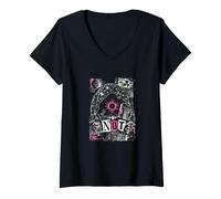 Women's NUT Egyptian Goddess Sky Astronomy Stars V-Neck T-Shirt
